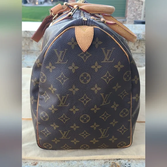 Vintage Louis Vuitton Monogram Brown Keepall 45 Bag - Picture 4 of 17